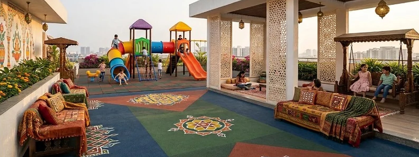 Kids' play area